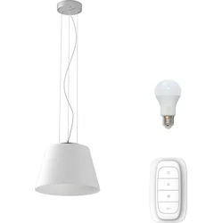 Immax NEO CONO závesné svietidlo biele sklo 32cm vrátane Smart zdroj E27 RGBW 07053L