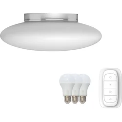 Immax NEO ELIPTICO stropné svietidlo biele sklo 45cm Smart zdroje 3xE27 RGBW Zigbee 3.0 07057L