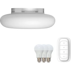Immax NEO FUENTE stropné svietidlo biele sklo 40cm vrátane Smart zdroj 3xE27 RGBW Zigbee 3.0 07061L