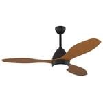 IMMAX NEO LITE FRESCO SMART stropné svietidlo s ventilátorom 18W TUYA Wi-Fi hnedo-čierna