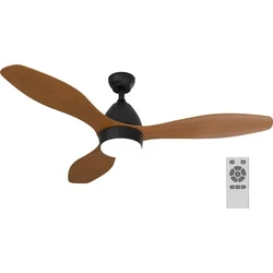 IMMAX NEO LITE FRESCO SMART stropné svietidlo s ventilátorom 18W TUYA Wi-Fi hnedo-čierna