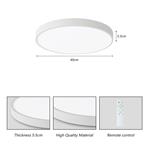 IMMAX NEO LITE SEMPLICI SMART stropní svítidlo 40cm 36W 2736 lm, s podporou BEACON, Wi-Fi, TUYA, bílé