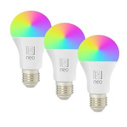 IMMAX NEO LITE SMART sada 3x žárovka LED E27 11W RGB+CCT, stmívatelná, Wi-Fi, Beacon, DO, TUYA