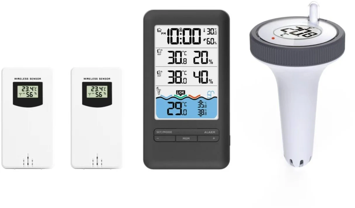 Immax NEO LITE Smart teplotní čidlo do bazénu + 2x vnitřní čidlo teploty a vlhkosti