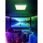 IMMAX NEO LITE TUDO SMART stropné svietidlo s RGB podsvietením 40x40cm, 50W Wi-Fi biela, TUYA