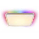 IMMAX NEO LITE TUDO SMART stropní svítidlo s RGB podsvícením 40x40cm, 50W Wi-Fi bílá, TUYA