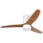 IMMAX NEO LITE VENTO SMART stropní svítidlo s ventilátorem 18W TUYA Wi-Fi hnědo-bílé