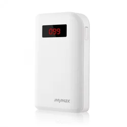 iMyMax Carbon Power Bank 10.000mAh, White