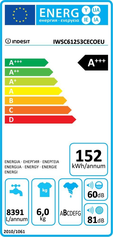 INDESIT IWSC 61253 C ECO EU | TSBOHEMIA.CZ