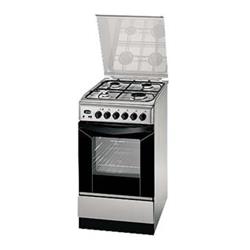 INDESIT Sporák plynový+hork.vzduch.trouba Nerez K3G55(X)/CZ, 220V