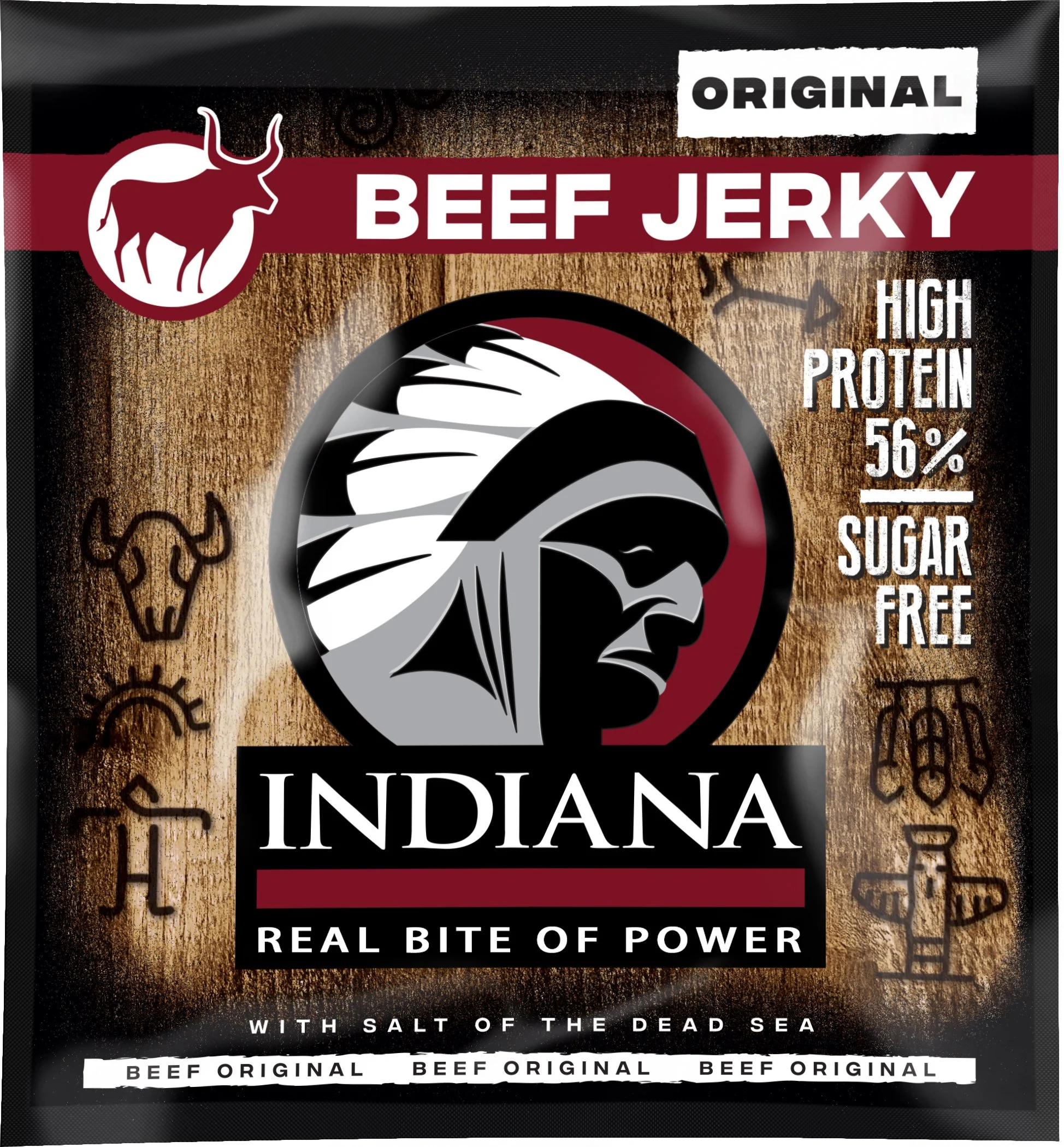 INDIANA Jerky hovězí Original 60g