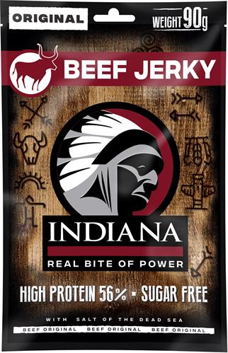 INDIANA Jerky hovězí Original ZIP 90g