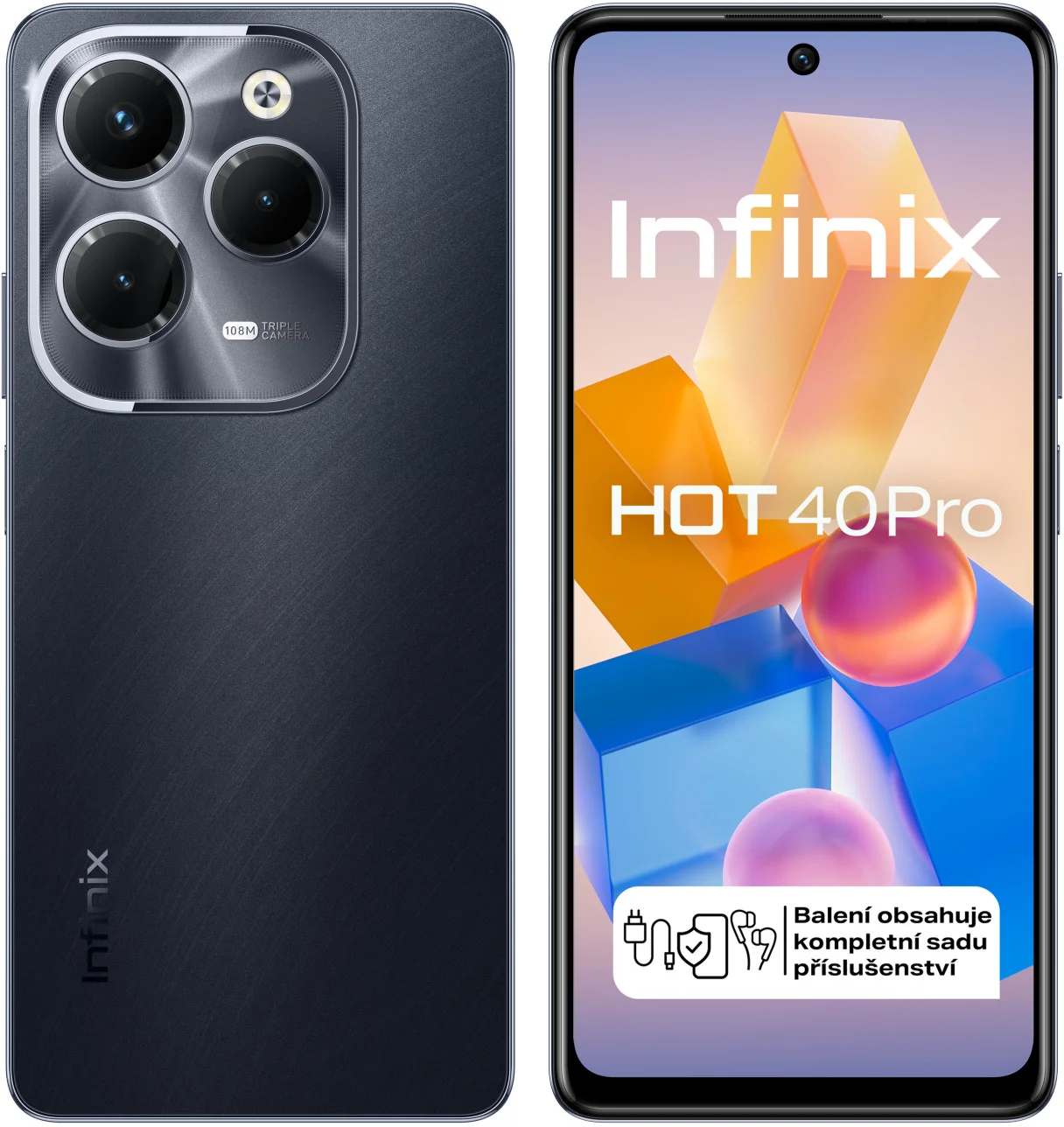 Infinix Hot 40 Pro 8+256GB Starlit Black