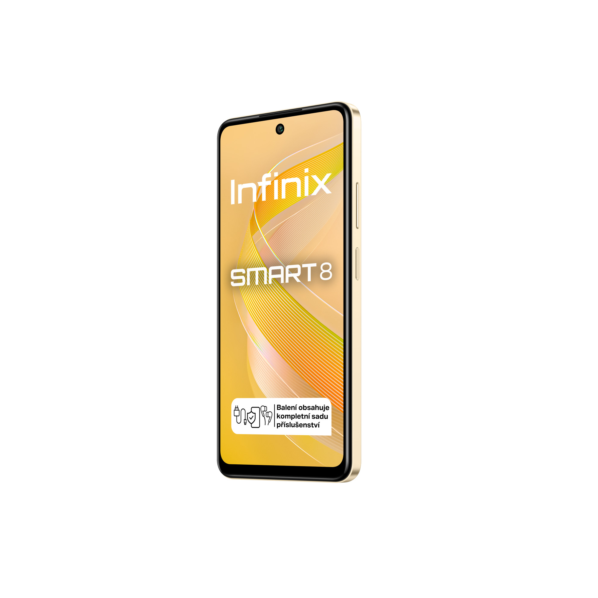 Infinix Smart 8 3+64 GB lesklá zlatá