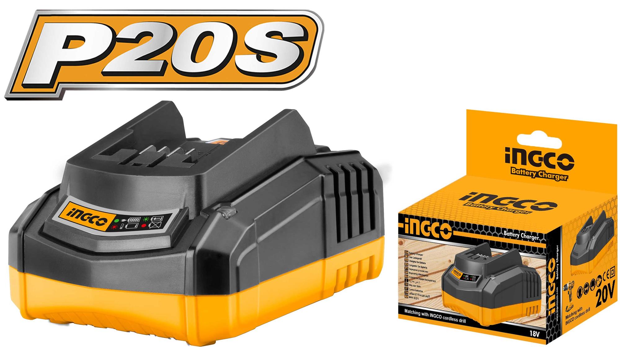 Ingco FCLI2001E 2,0A nabíjačka pre 20V Li-ion batérie