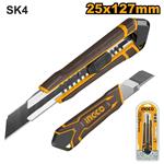 Ingco HKNS112505 Nôž 25 mm ZINK s tlačidlom