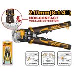 Ingco HWSP102429 Odstraňovacie kliešte 210 mm s indikátorom napätia