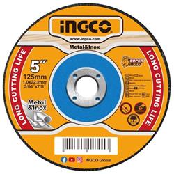Ingco MCD101251 Kotúč na rezanie kovov 125 x 1 x 22,2 mm