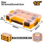Ingco PBX1211 Stohovateľný organizér 30,5x23x6,5cm