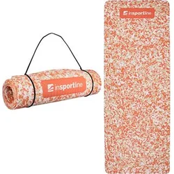 INSPORTLINE Podložka na cvičení Camu 173x61x0,8 cm - oranžový maskáč