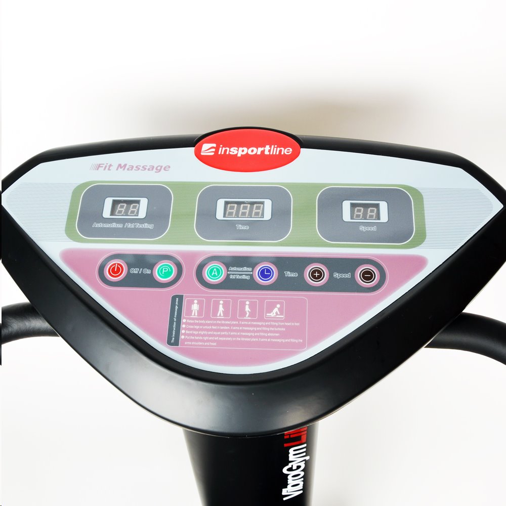 INSPORTLINE VibroGym Lilly - stříbrná