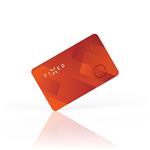 Inteligentná sledovacia karta FIXED Tag Card s podporou funkcie Find My, bezdrôtové nabíjanie, oranžová
