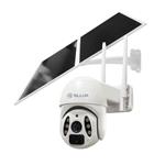Inteligentná solárna kamera Tellur WiFi 20W, Ultra HD 2K, panoramatická, IP65, PIR, vonkajšia, biela