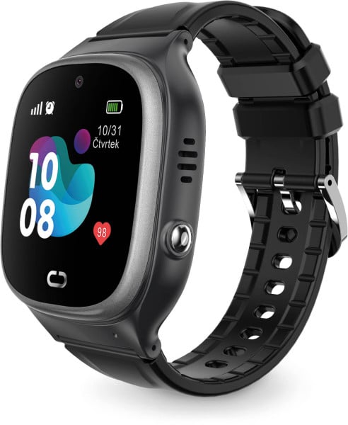 Inteligentné hodinky Aligator Watch Junior 2, čierne