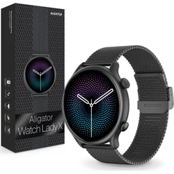 Inteligentné hodinky ALIGATOR Watch Lady X, čierne