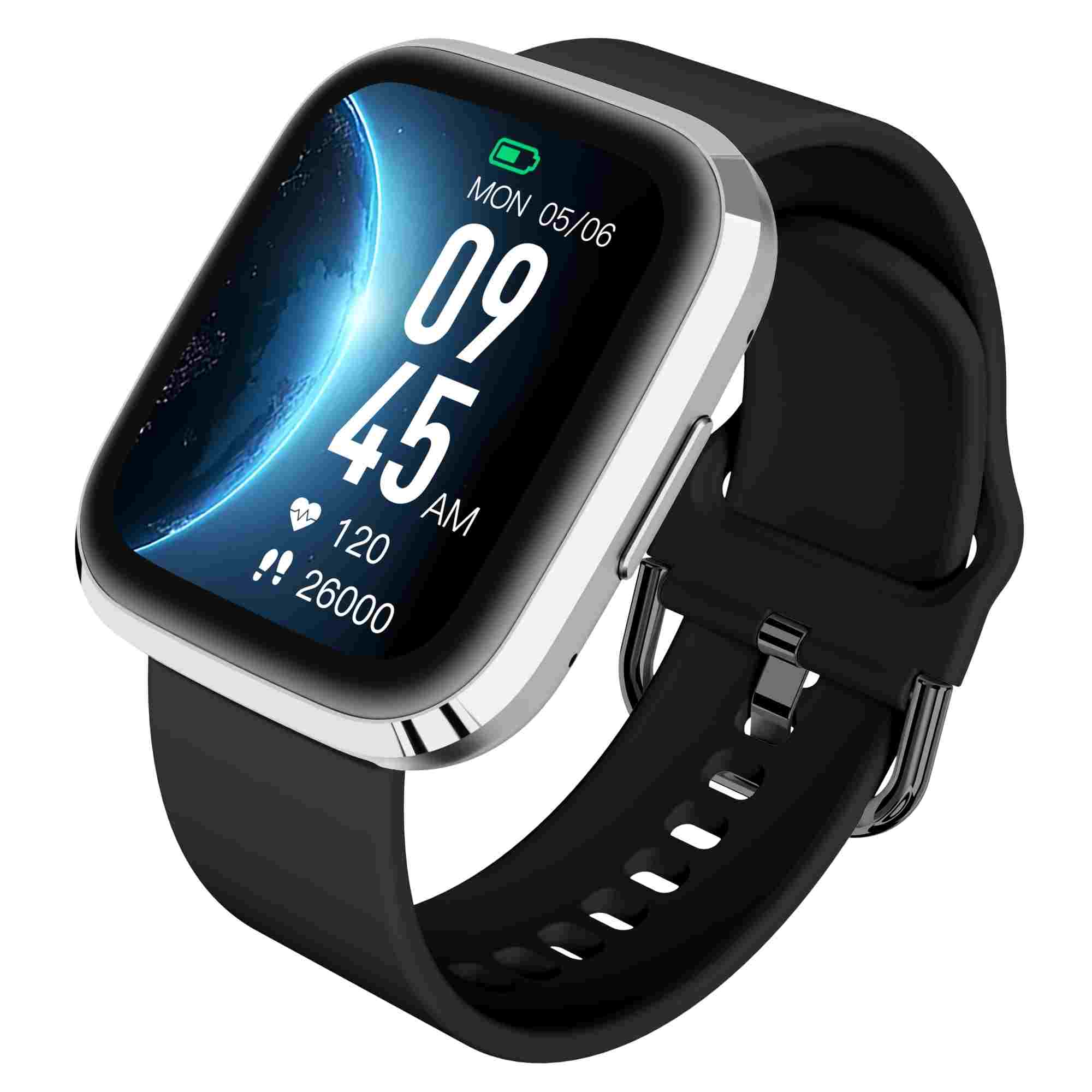 Inteligentné hodinky Garett GRC STYLE Silver-Black