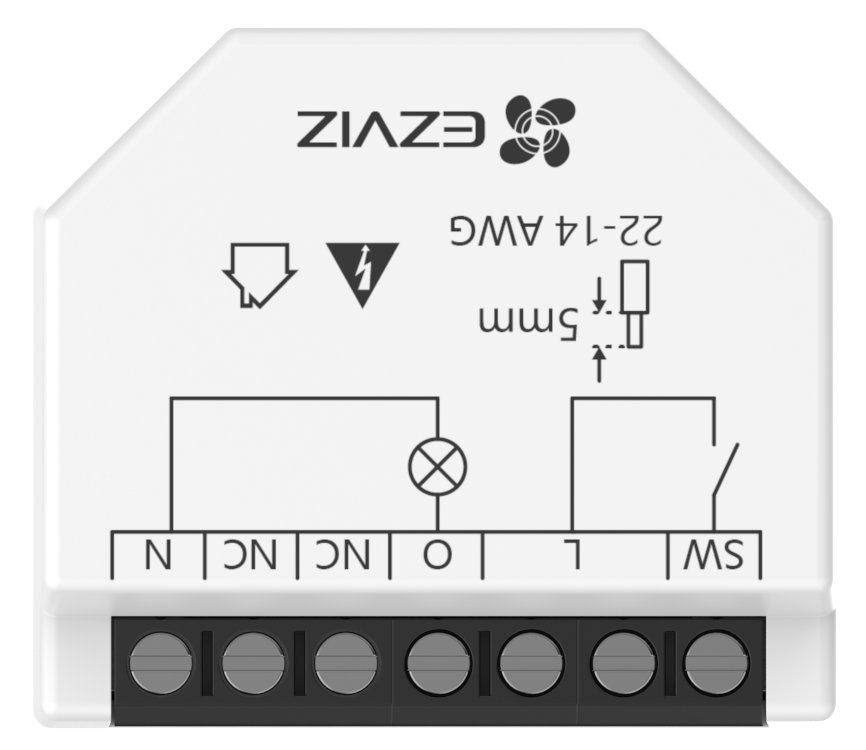 Inteligentné relé Wi-Fi EZVIZ T35W (podpora Matter)