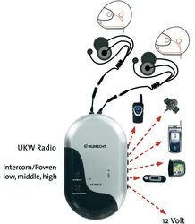 Interkom Albrecht AE600S, do přilby