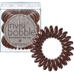 Invisibobble ORIGINAL gumičky do vlasov Pretzel Brown 3ks