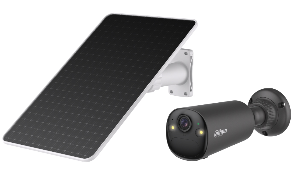 IP kamera DAHUA KIT/BF8CA-0210B/ typu bullet/ Wi-Fi/ 8 Mpix/ objektív 2,1 mm/ H.265/ stupeň krytia IP66/ ONVIF/ IR 15 m + 8 W solárny panel