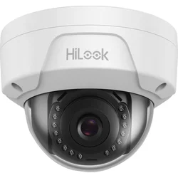IP kamera HiLook IPC-D140H(C)/ Dome/ rozlíšenie 4 Mpix/ objektív 2,8 mm/ H.265/ ochrana IP67 IK10/ IR do 30 m/ kovový plast