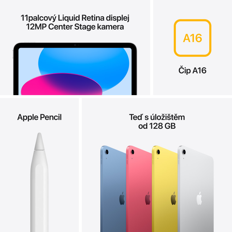 iPad 11" 128GB WiFi Modrá 2025