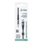 iPEAX ADAPTÉR USB-C / 3,5 MM JACK 1,5 M ČERNÝ