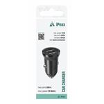 iPEAX AUTONABÍJEČKA CL-02, 4,8A, 2x USB-A ČERNÁ