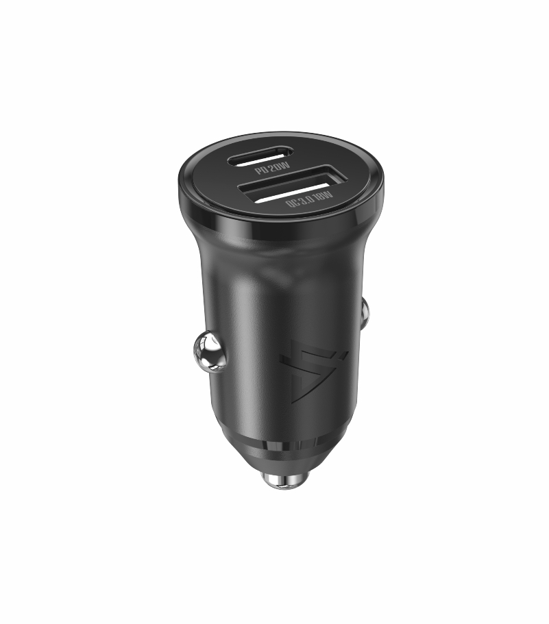 iPEAX autonabíječka CL-04, PD, 30 W, USB-C + USB-A, černá