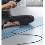 iPEAX textilní kabel USB-A / Lightning 1,5 m, USB 2.0, černý