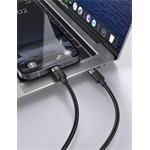 iPEAX textilní kabel USB-C / Lightning 1,5 m, USB 2.0, černý
