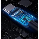 iPEAX TEXTILNÍ KABEL USB-C / USB-C 1,5M, USB 2.0 ČERNÝ