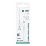 iPEAX TPU kabel USB-C / USB-C 1,5 m, 5 A, 100 W, bílý