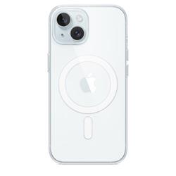 iPhone 15 + priehľadné puzdro s MagSafe