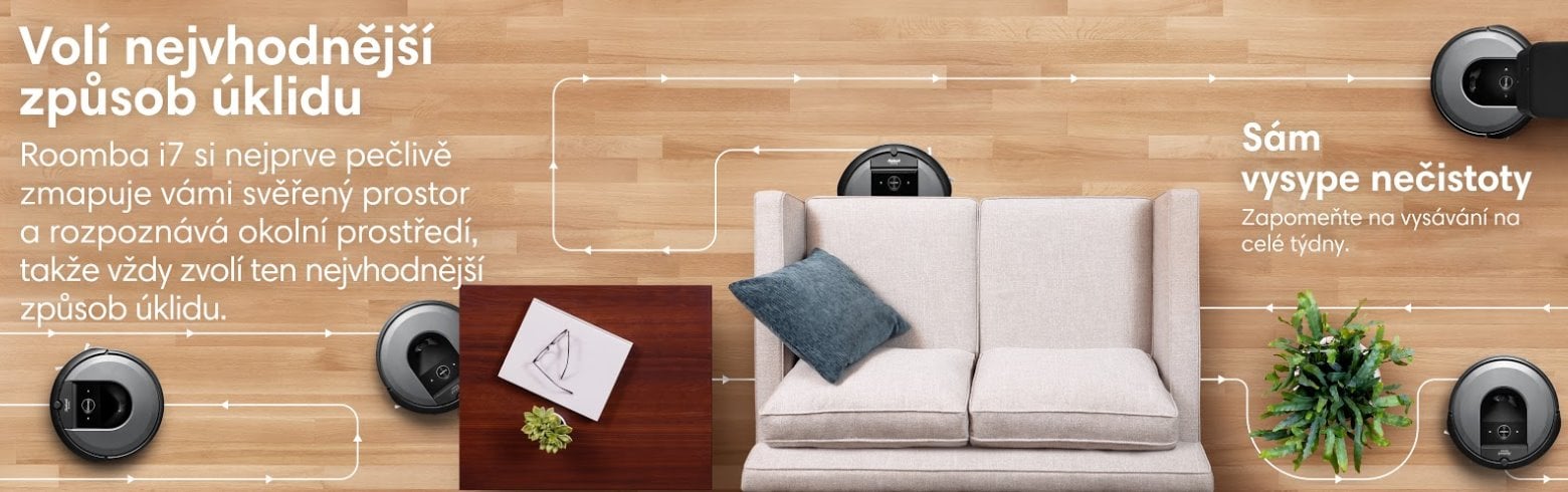 iRobot Roomba i7+ Robotický vysavač + Braava jet m6