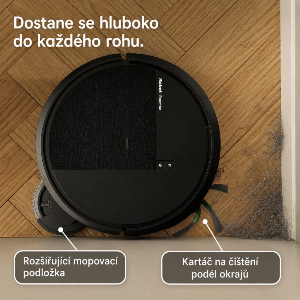 iRobot Roomba Plus 415 Combo + dokovacia stanica AutoWash (čierna)