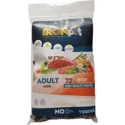 IRONpet Dog Mini Adult Beef (Hovězí) 70g vzorek granule pro psy