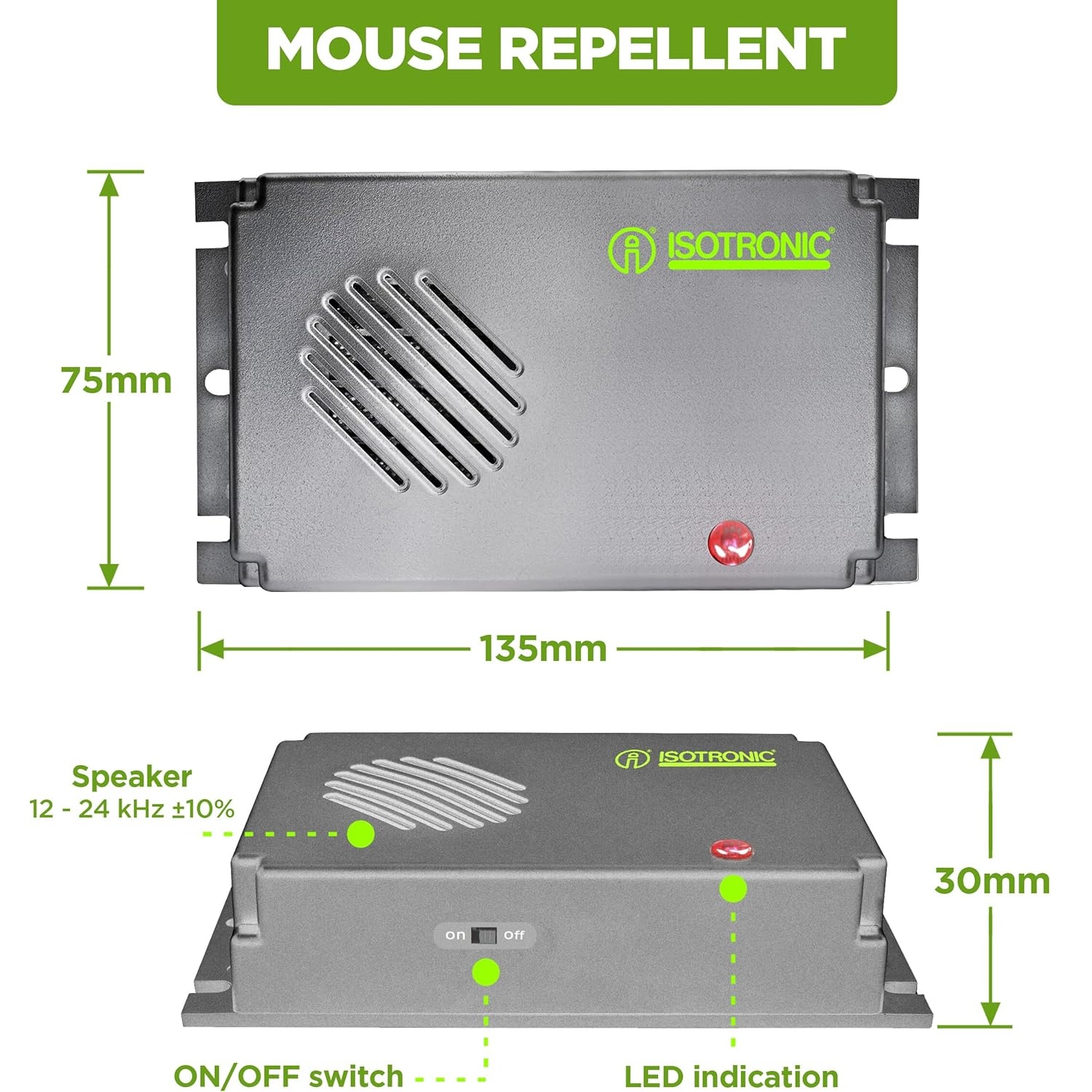 Isotronic M624 Odpuzovač