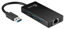 j5create JUH470 USB 3.0 Gigabit Ethernet & 3-Port HUB