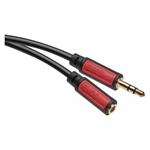 JACK kábel 3,5 mm stereo, vidlica - 3,5 mm zásuvka 2,5 m